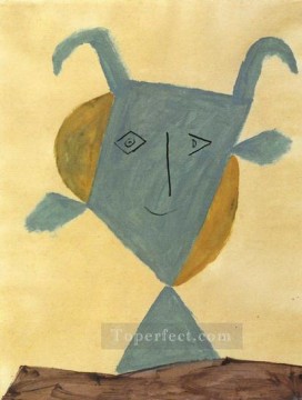 Cabeza de fauno verde 1946 Pablo Picasso Pinturas al óleo
